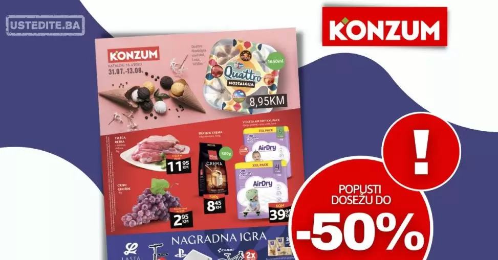 Konzum katalog 31.7-13.8.2023.