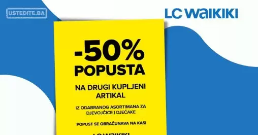 LC Waikiki SNIŽENJE -50% na drugi kupljeni artikal