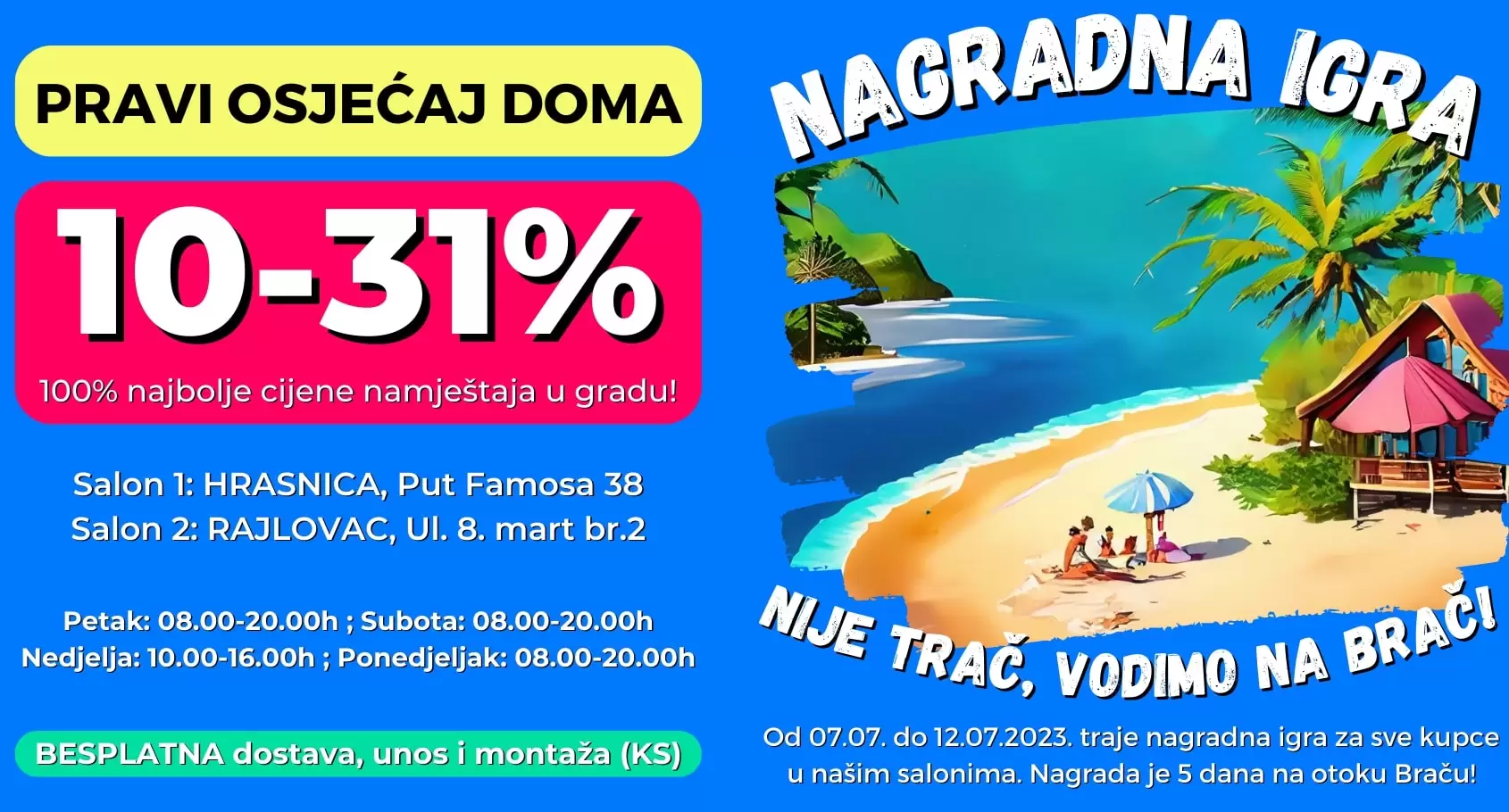 Sinmax "Nije trač, vodimo na Brač!“