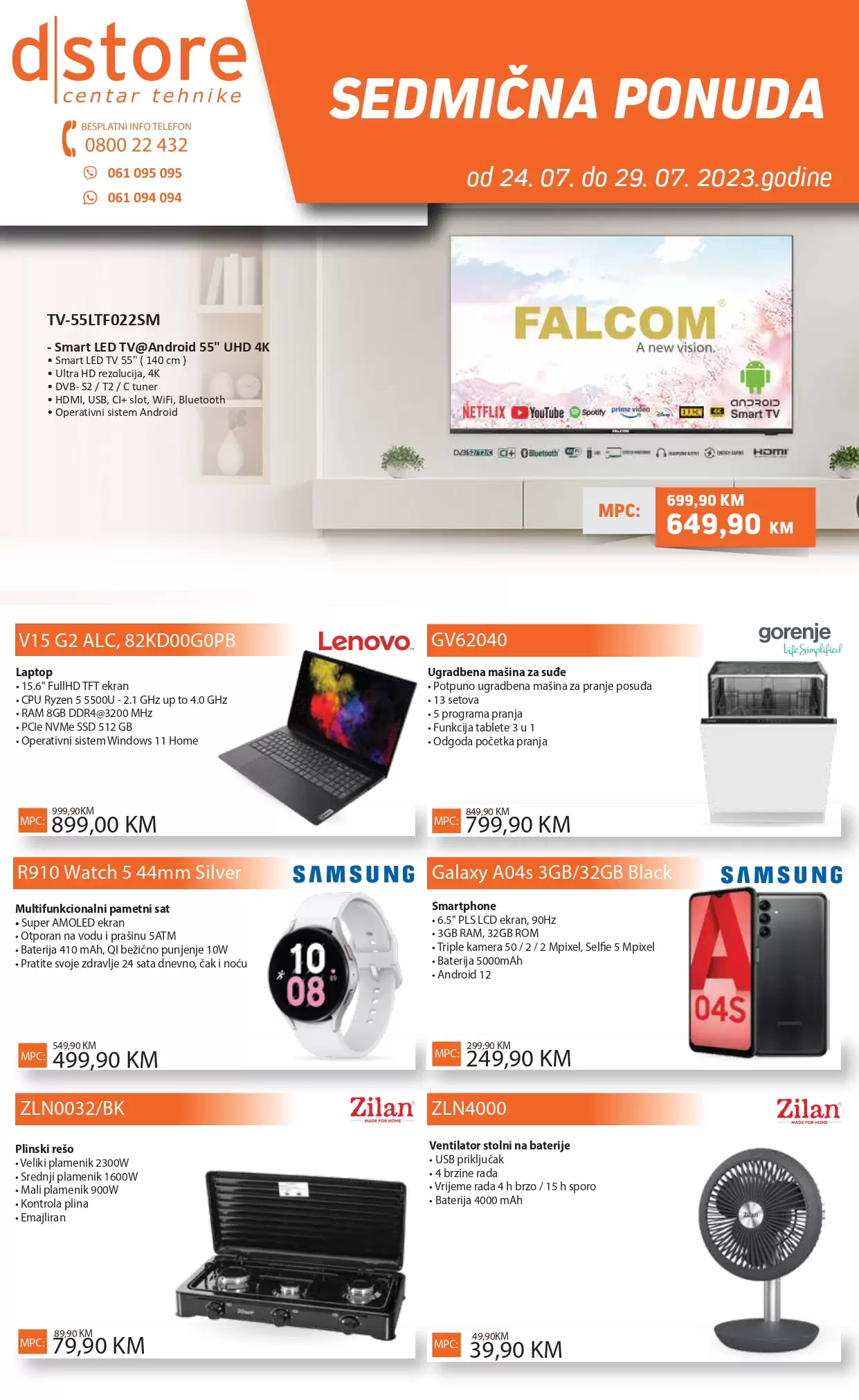Dstore SEDMIČNA AKCIJA 24-29.7.2023. 