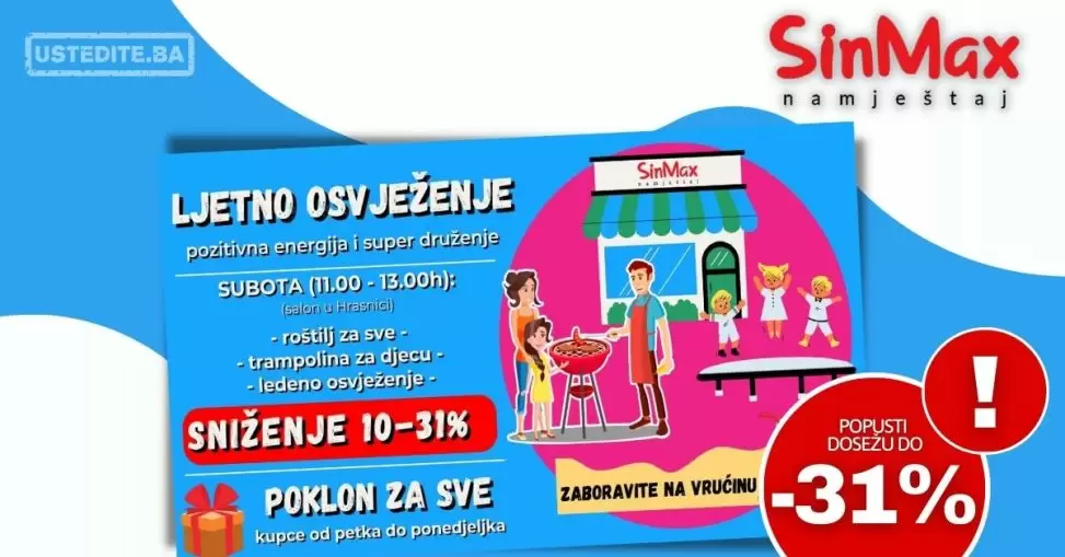 Sinmax namještaj - NAJBOLJE CIJENE u gradu