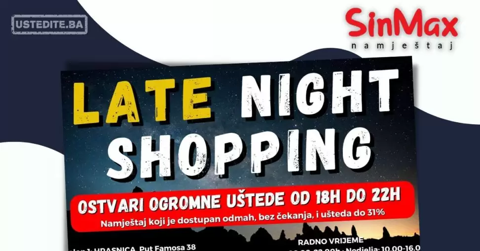 Sinmax namještaj ⇢ SNIŽENO preko 100 artikala