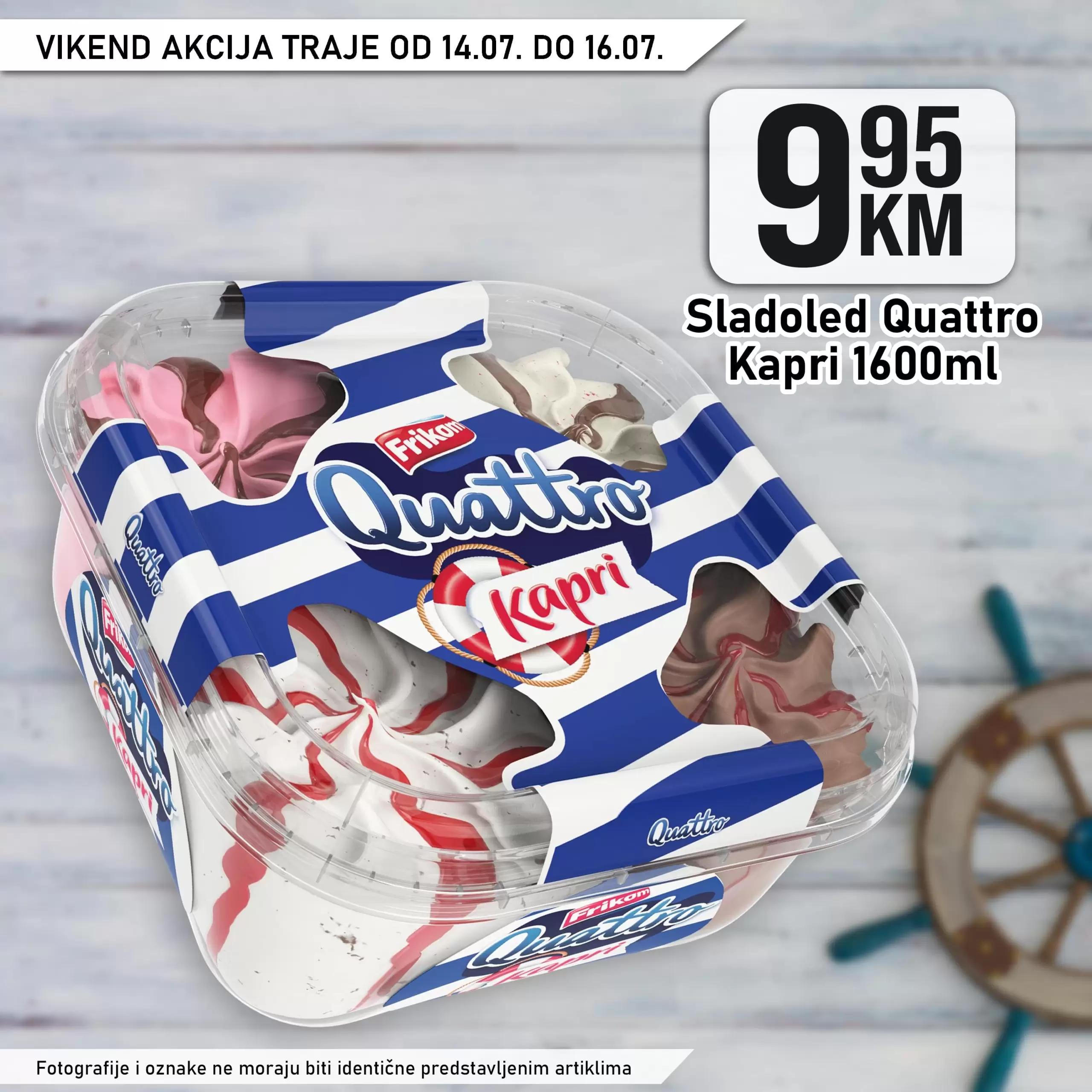 Kort vikend akcija 14-16.7.2023.