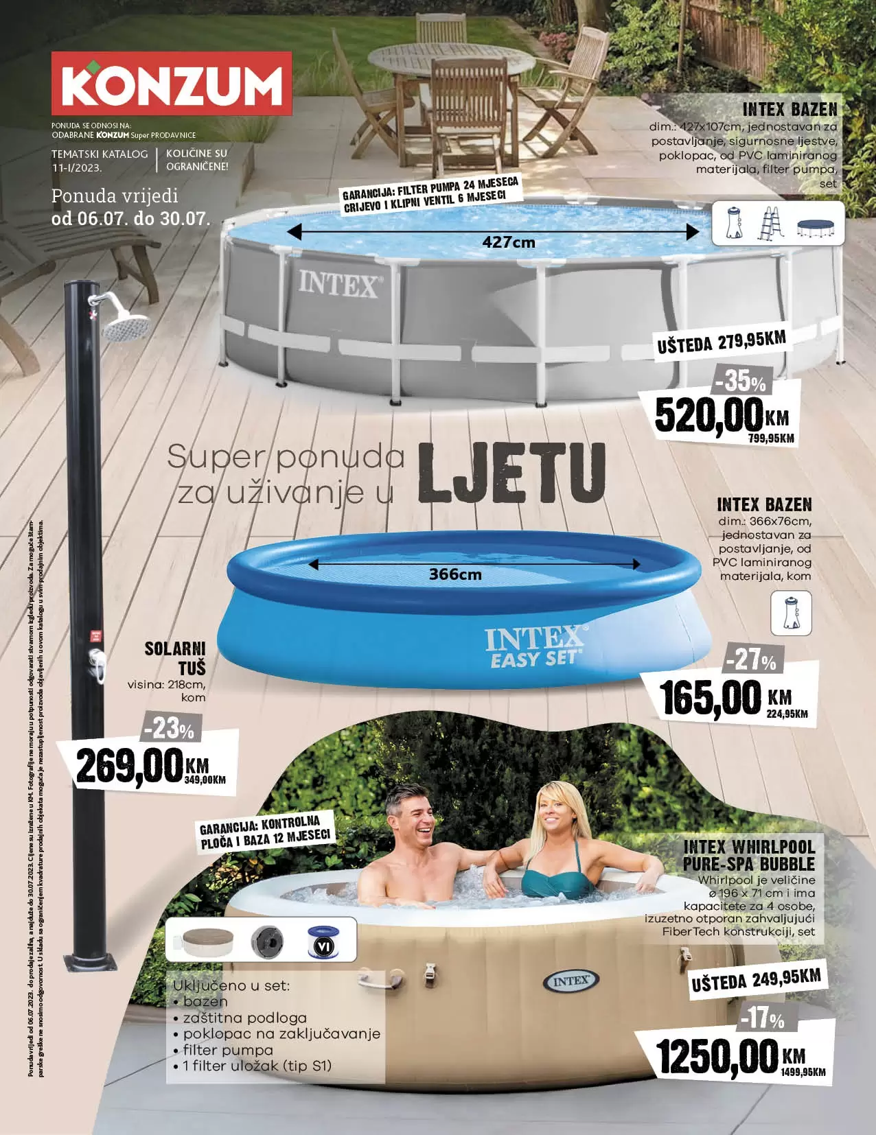 Konzum katalog LJETNO SNIŽENJE 06-30.07.2023.