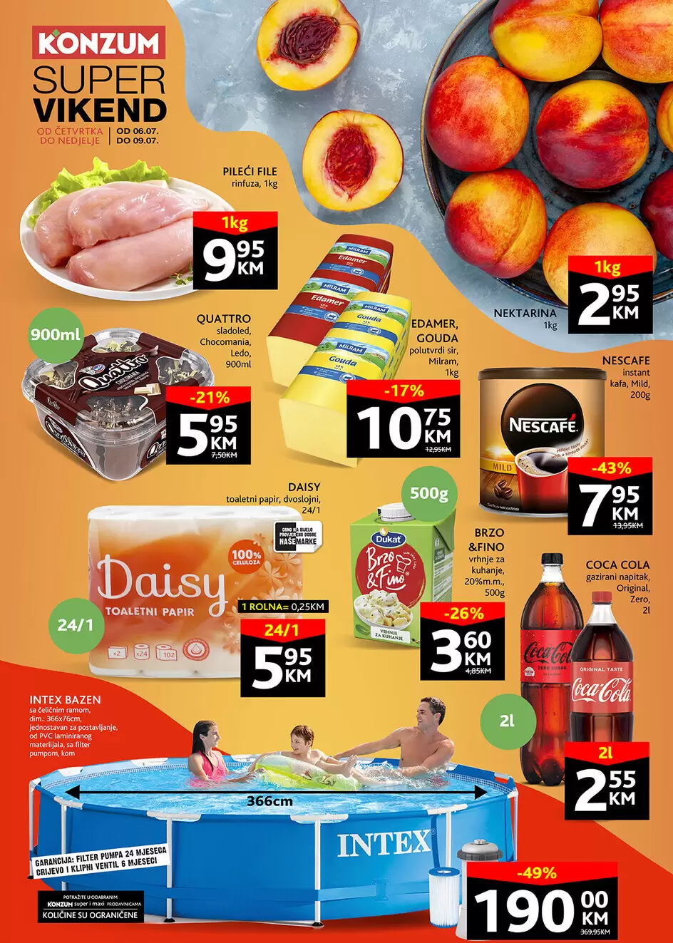 Konzum vikend akcija 6-9.7.2023. 