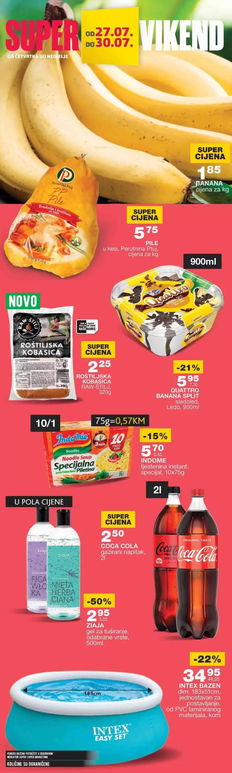 Mercator vikend akcija 27-30.7.2023. 