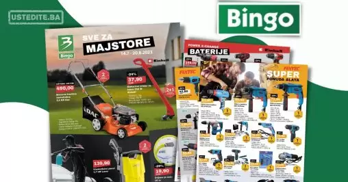 Bingo katalog SVE ZA MAJSTORE 14.7-20.8.2023.
