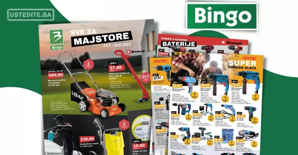Bingo katalog SVE ZA MAJSTORE 14.7-20.8.2023.