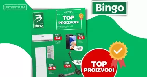 Bingo tehnika - SUPER CIJENE, POKLON BON, GARANCIJA - akcija do 16.7.2023.