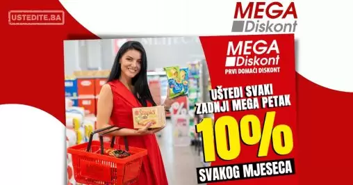 Mega Diskont AKCIJA PETAK -10%