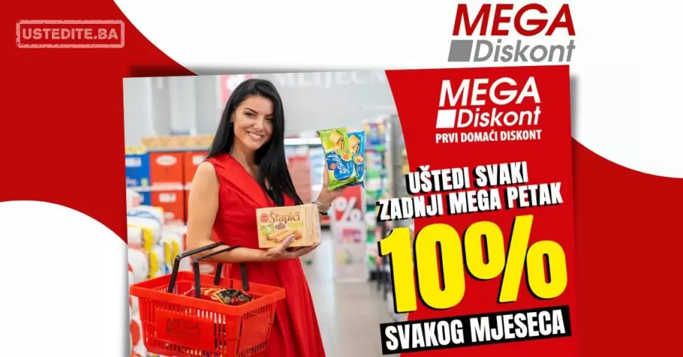 Mega Diskont AKCIJA PETAK -10%