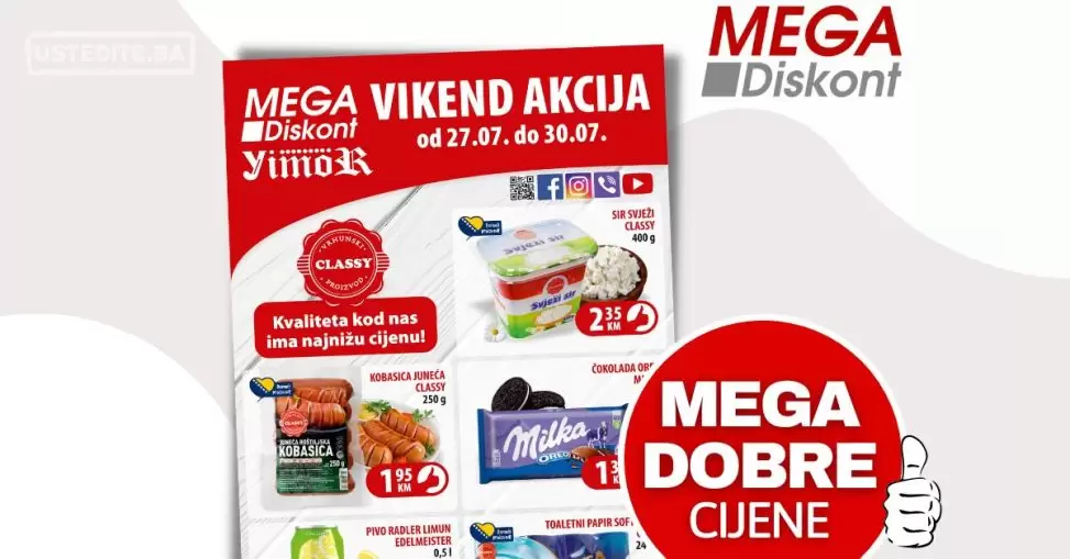 Mega Diskont vikend akcija 27-30.7.2023.