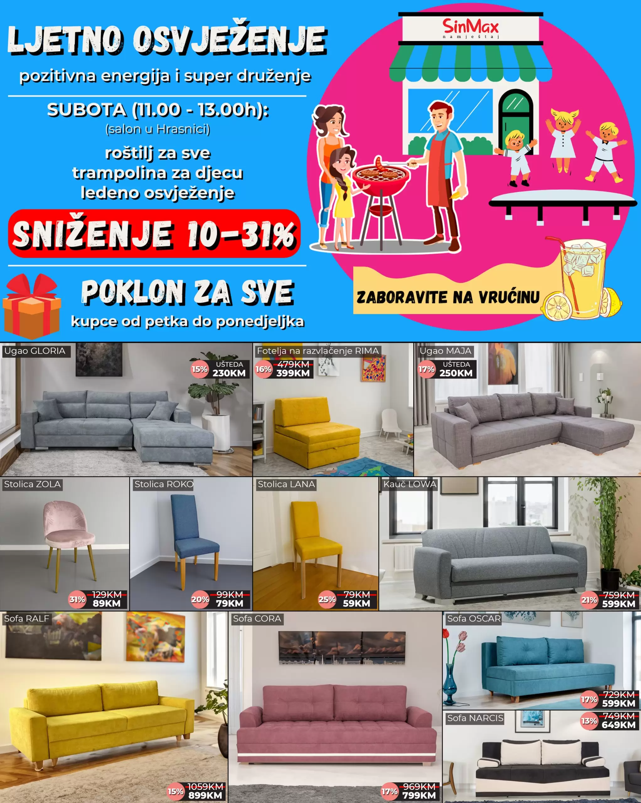 Sinmax namještaj ⇢Fenomenalne uštede do 31%