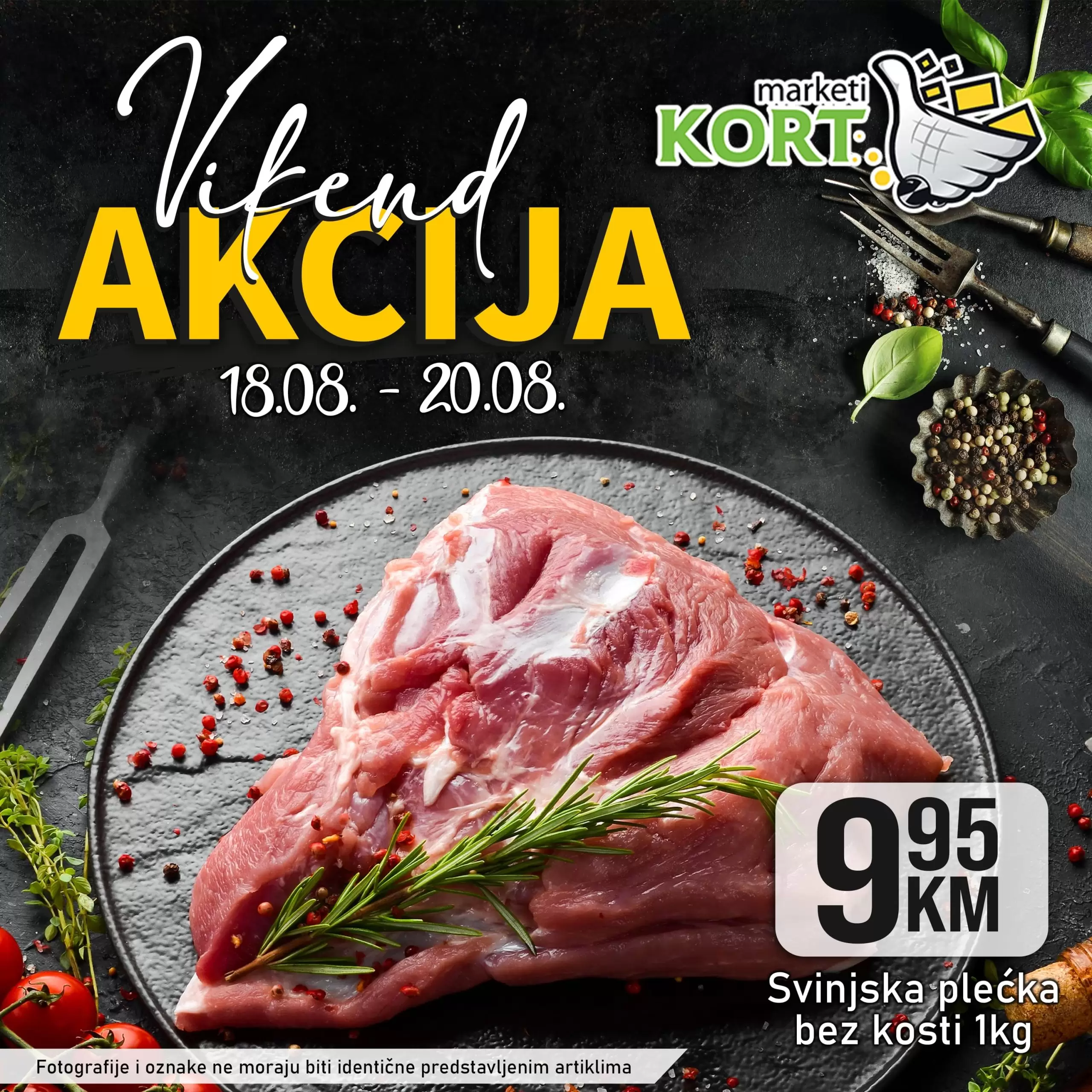 Kort vikend akcija 18-20.8.2023.