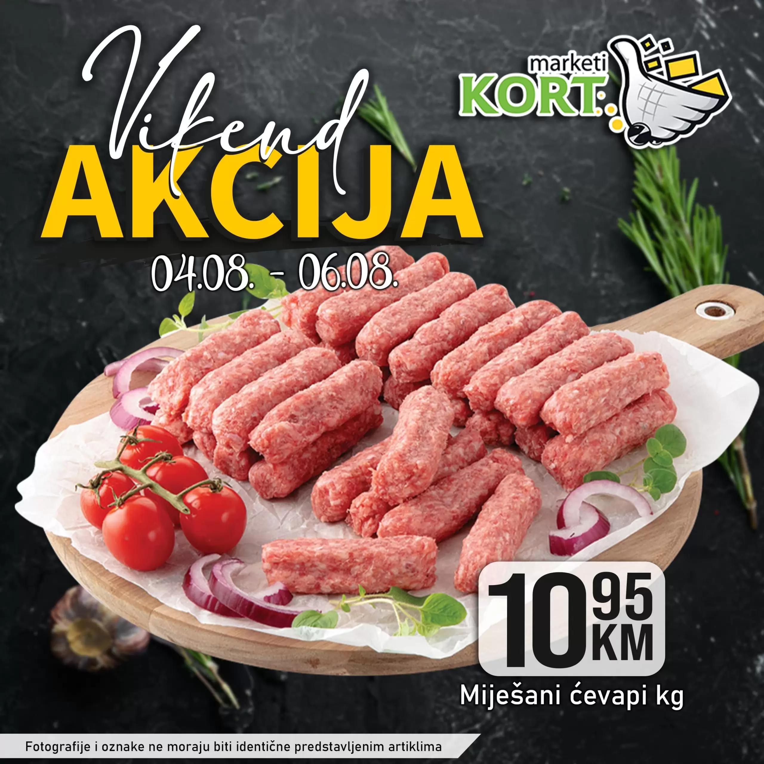 Kort vikend akcija 4-6.8.2023.