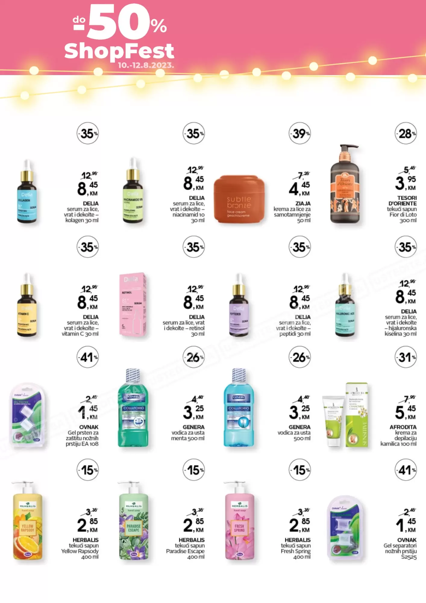 CM Shop Fest SNIŽENJE DO 50% 10-12.8.2023.