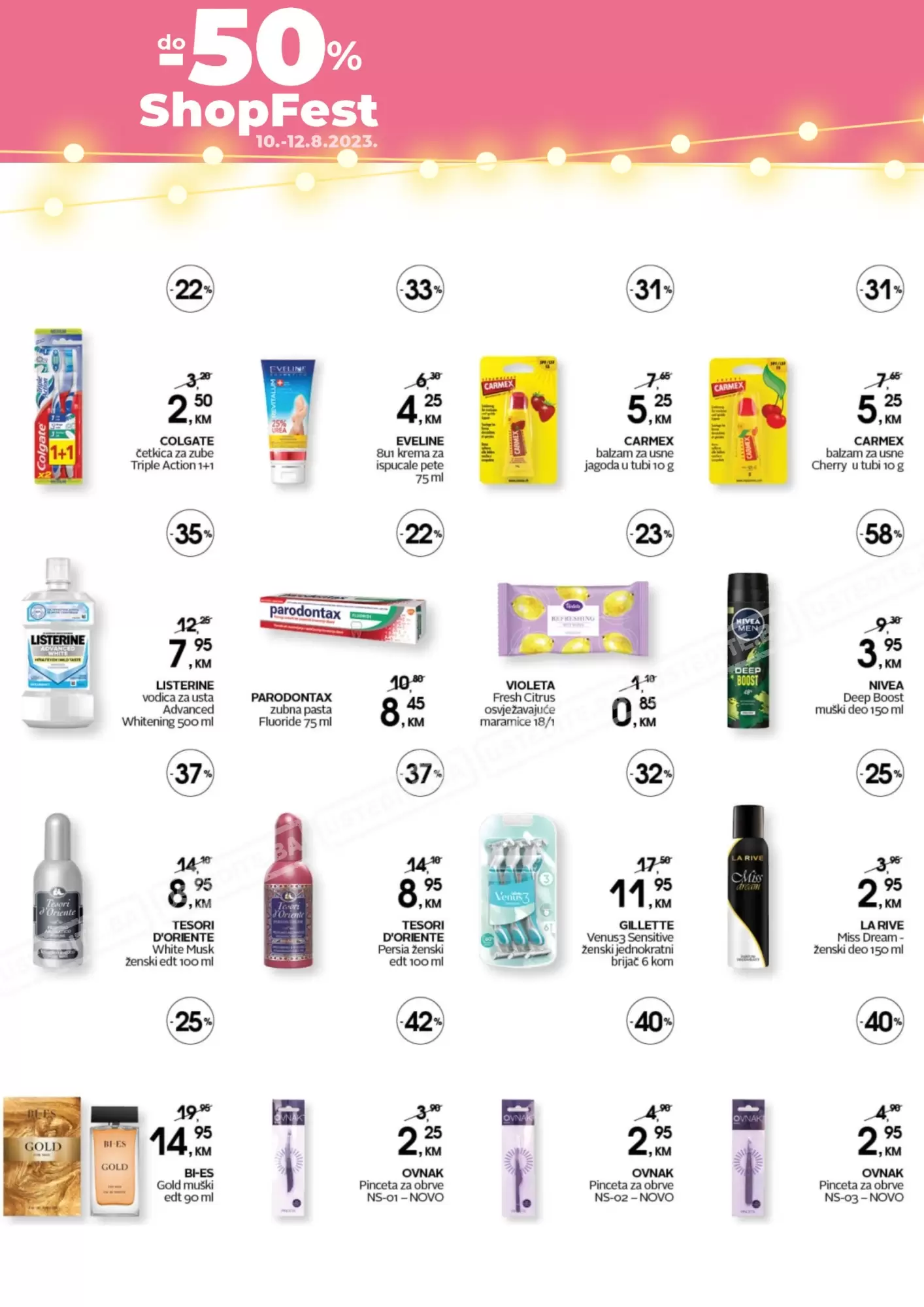 CM Shop Fest SNIŽENJE DO 50% 10-12.8.2023.