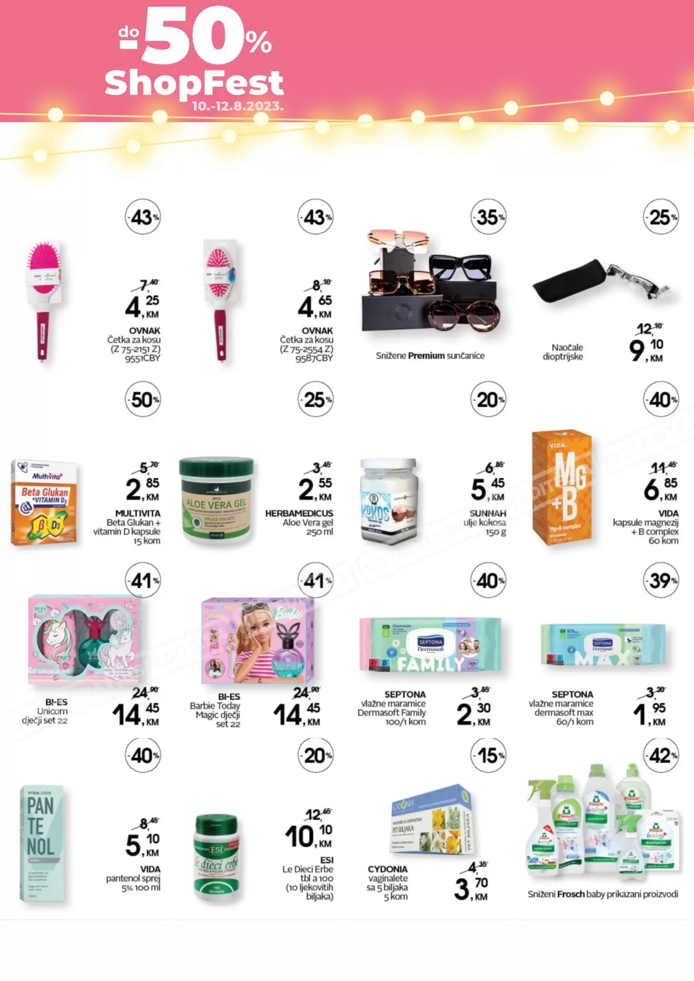 CM Shop Fest SNIŽENJE DO 50% 10-12.8.2023.