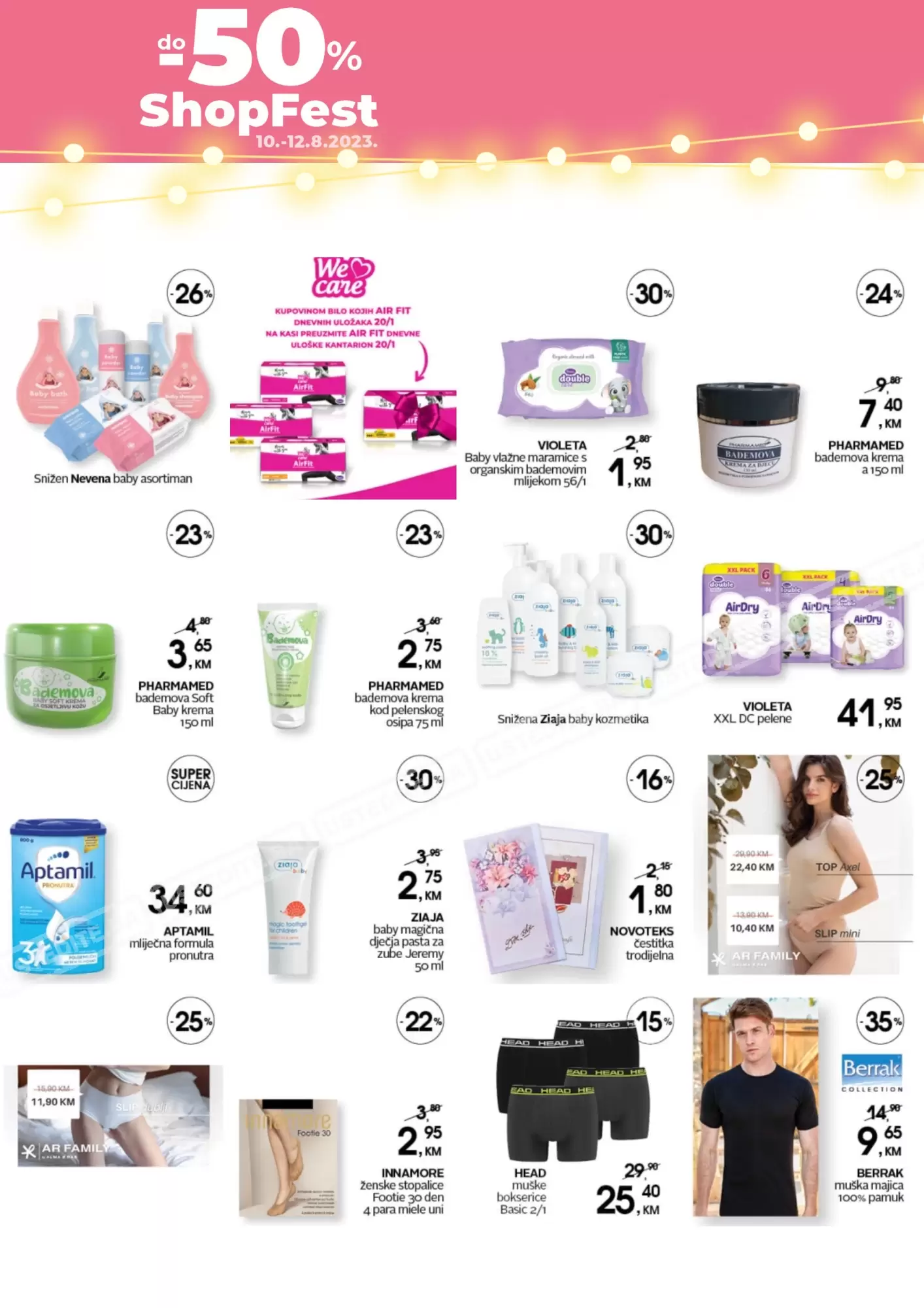 CM Shop Fest SNIŽENJE DO 50% 10-12.8.2023.