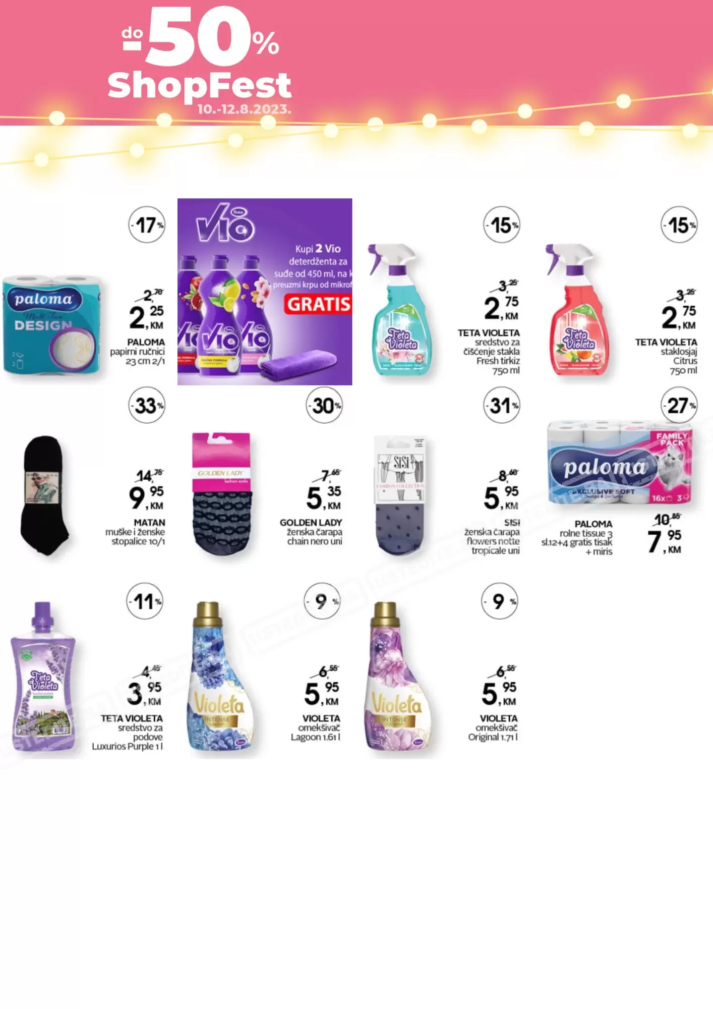 CM Shop Fest SNIŽENJE DO 50% 10-12.8.2023.