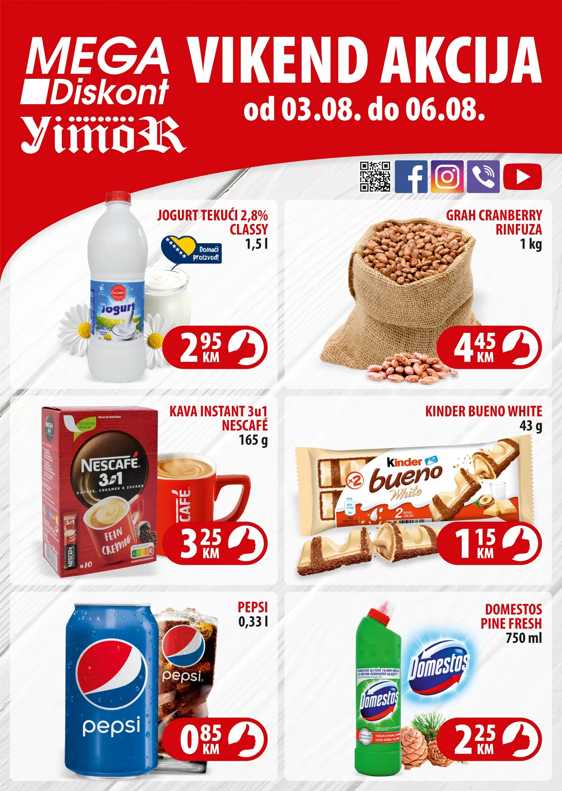 Mega Diskont vikend akcija 3-6.8.2023.