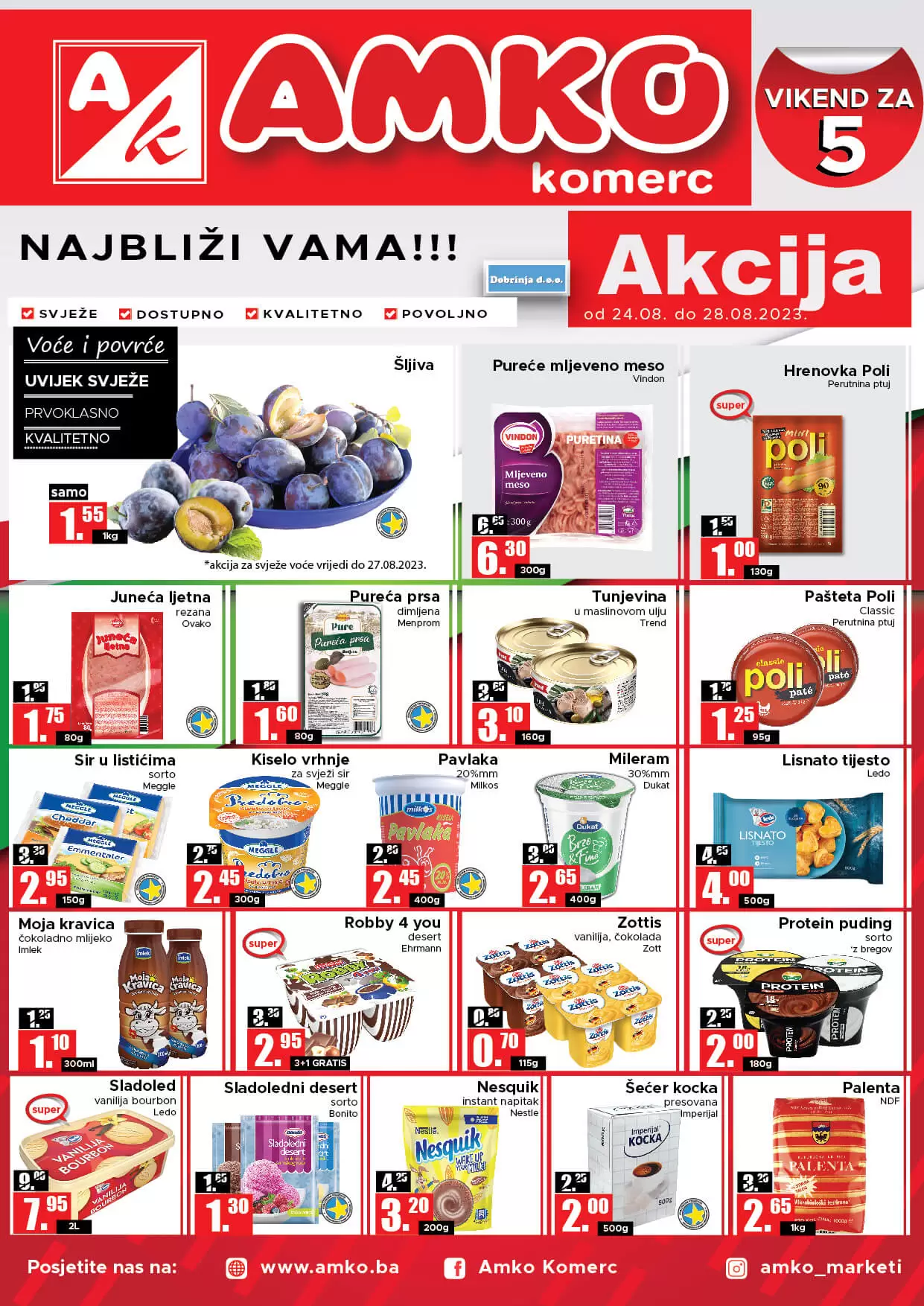 Amko vikend akcija 24-28.8.2023.