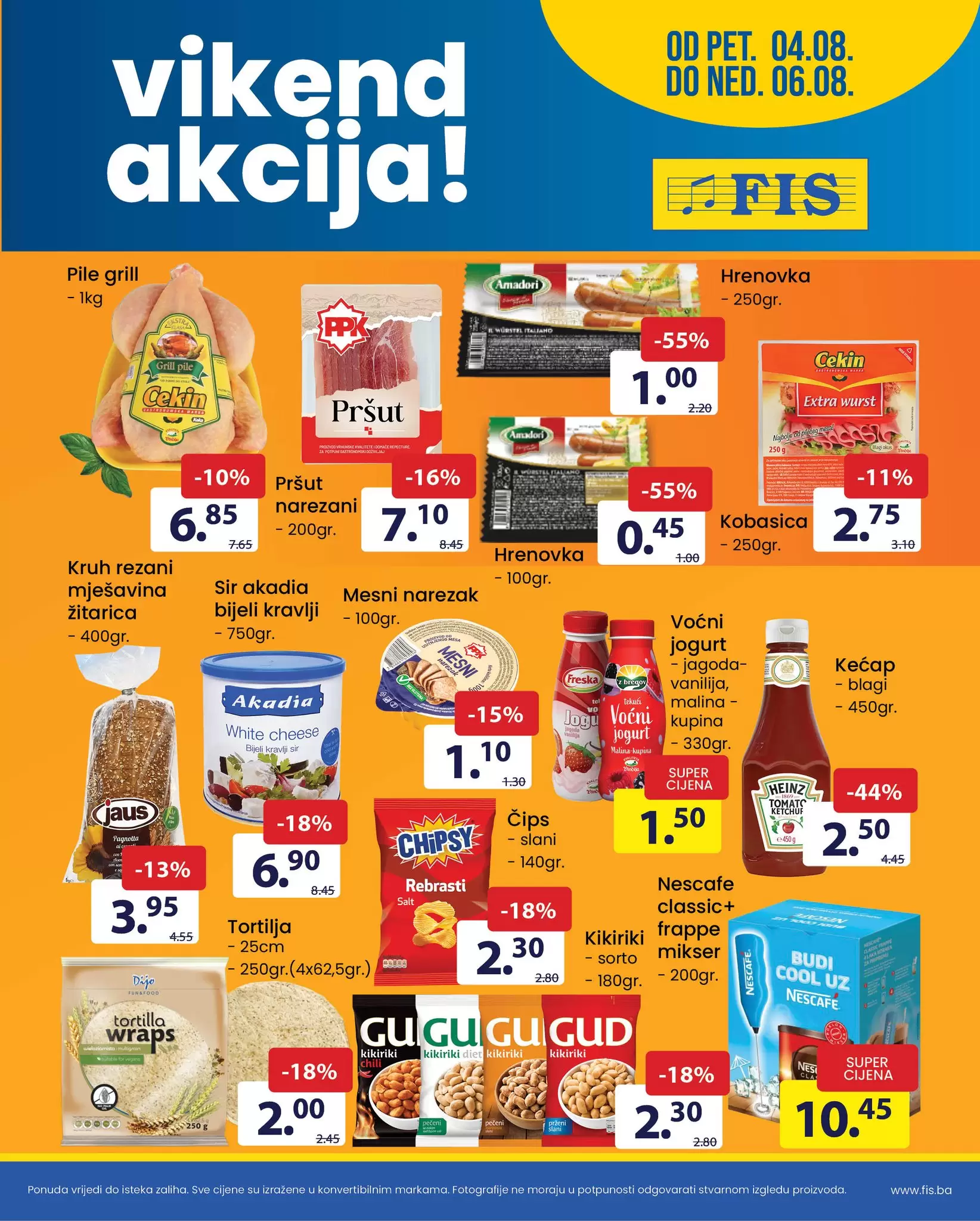 Fis vikend akcija 4-6.8.2023.