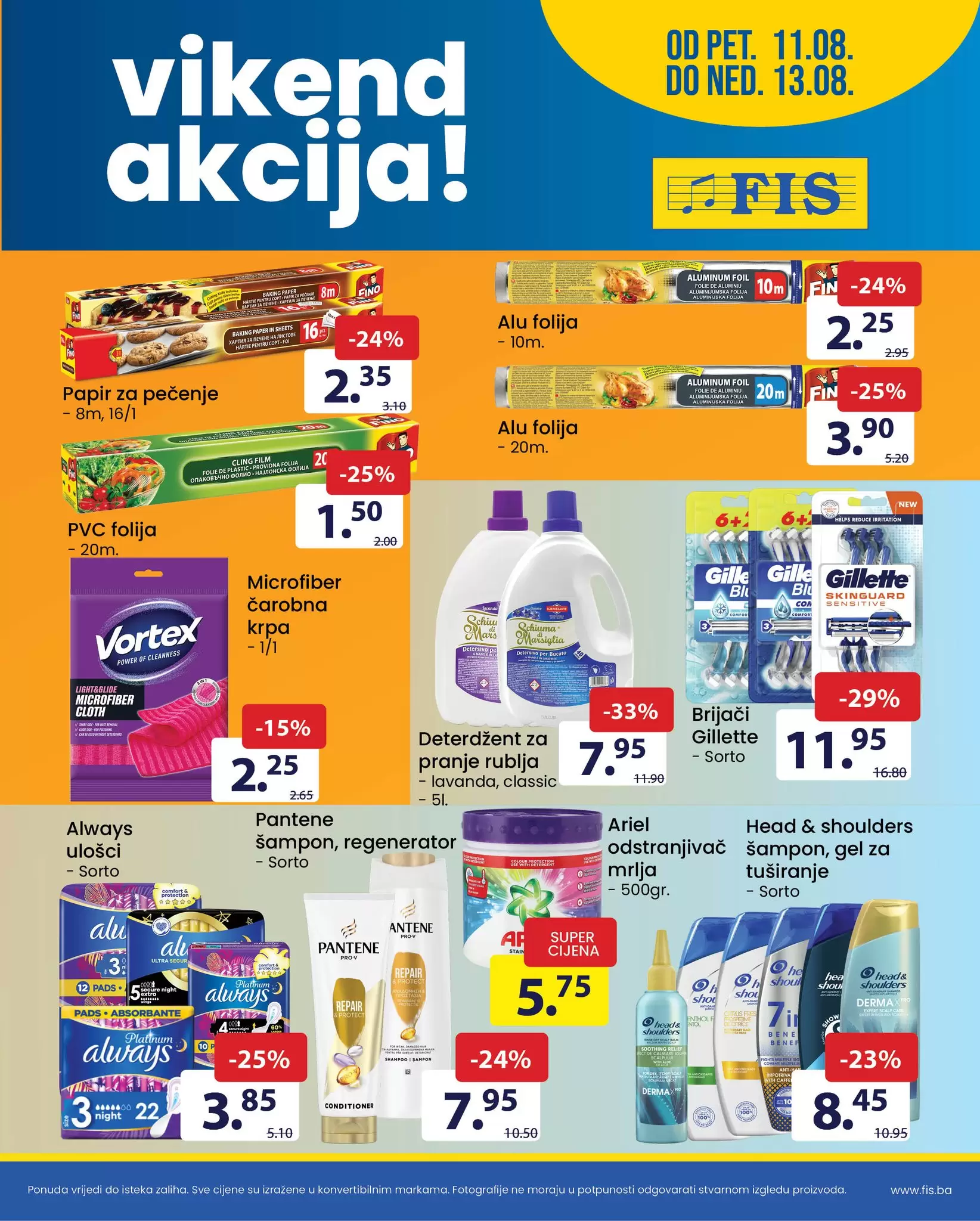 Fis vikend akcija 11-13.8.2023.