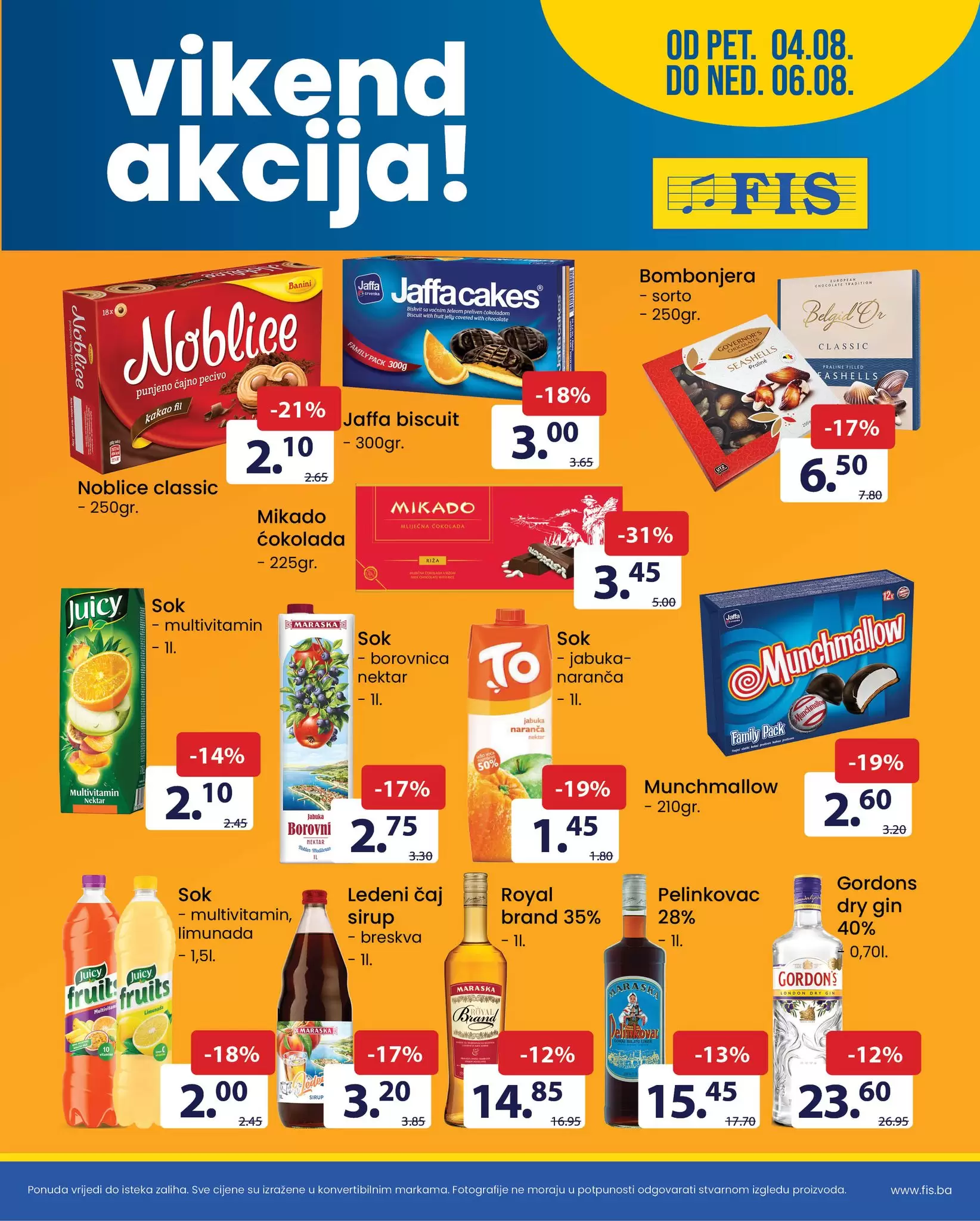 Fis vikend akcija 4-6.8.2023.