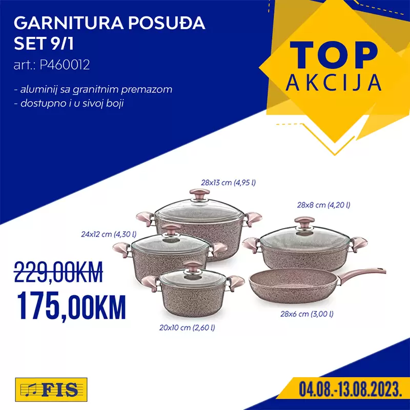 Fis TOP AKCIJA za TOP artikle 4-13.8.2023.