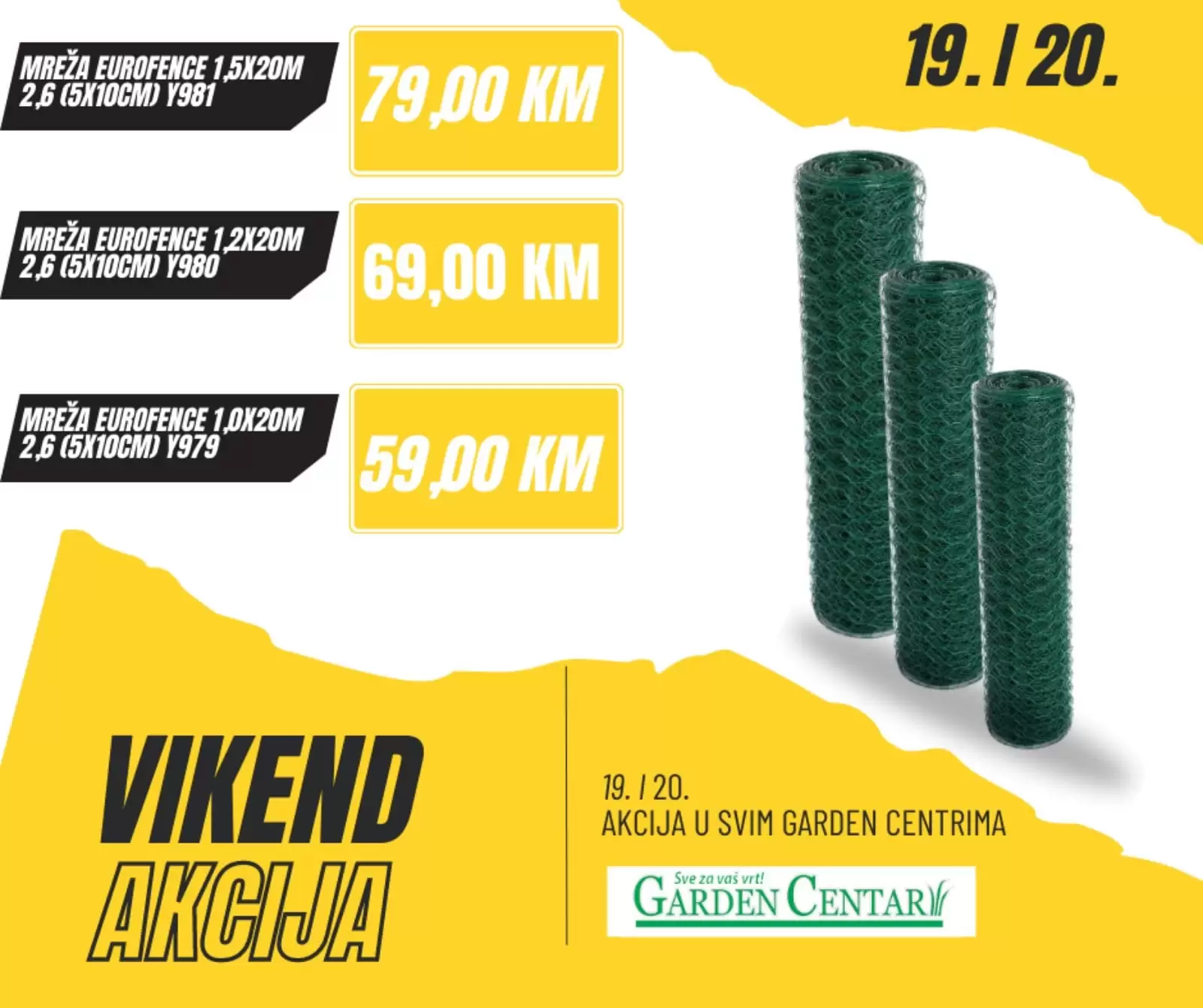 Garden Centar vikend akcija 19-20.8.2023.