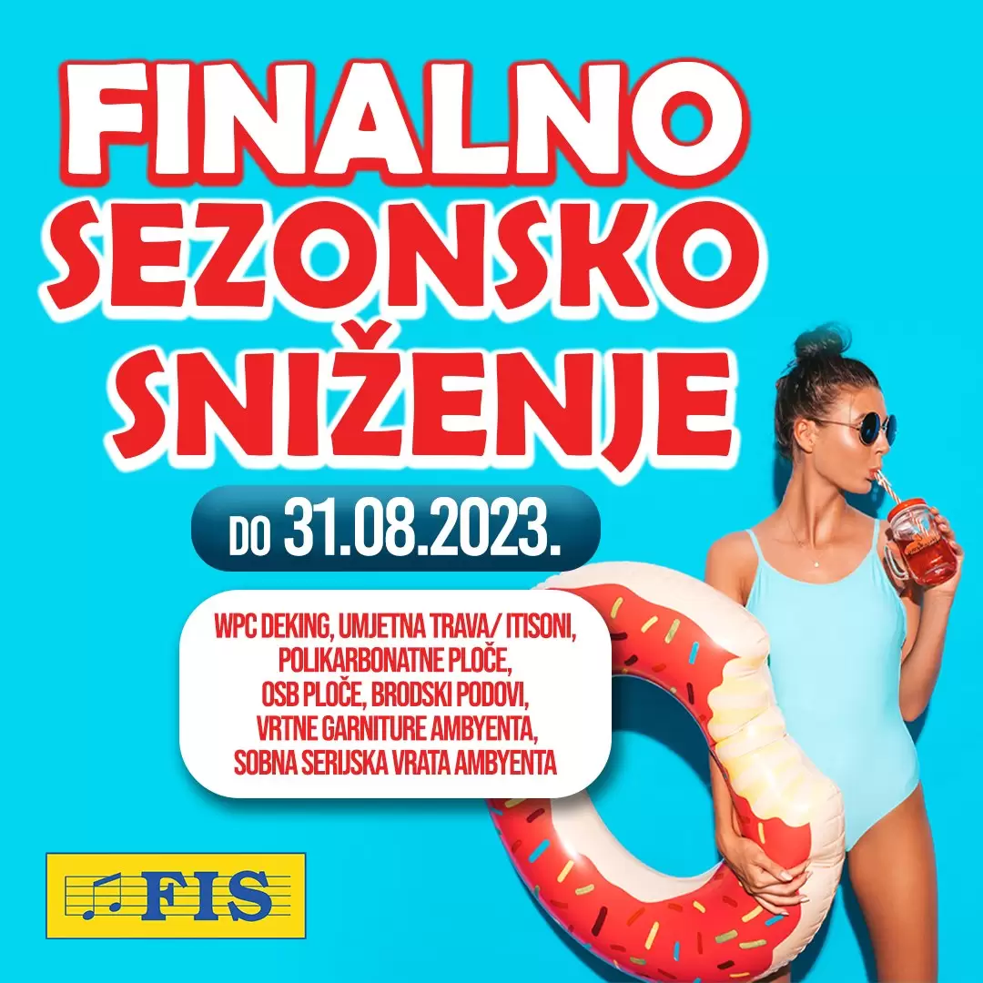 Fis SEZONSKO SNIŽENJE do 31.8.2023. 