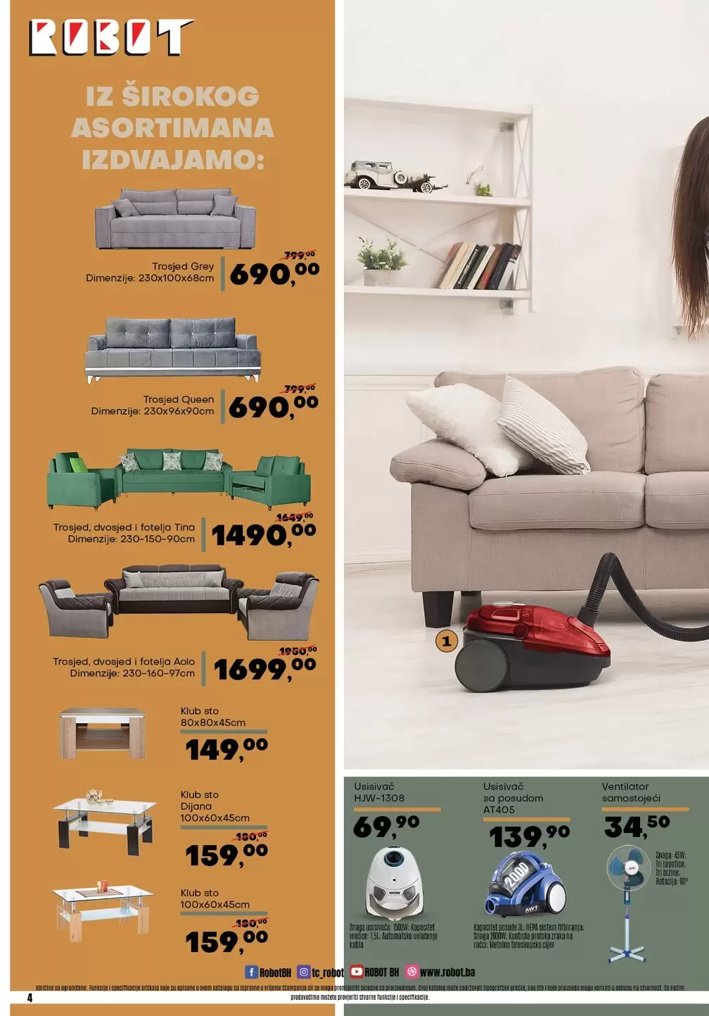 Robot SVE ZA UREĐENJE VAŠEG DOMA - akcija do 27.8.2023.