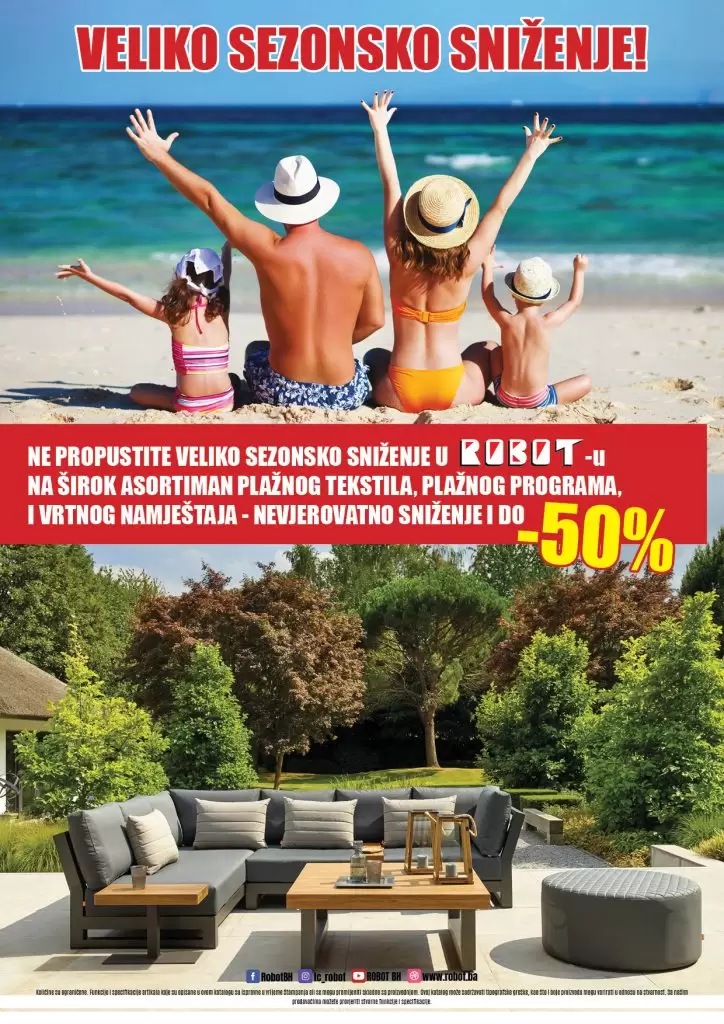 Robot SVE ZA UREĐENJE VAŠEG DOMA - akcija do 27.8.2023.