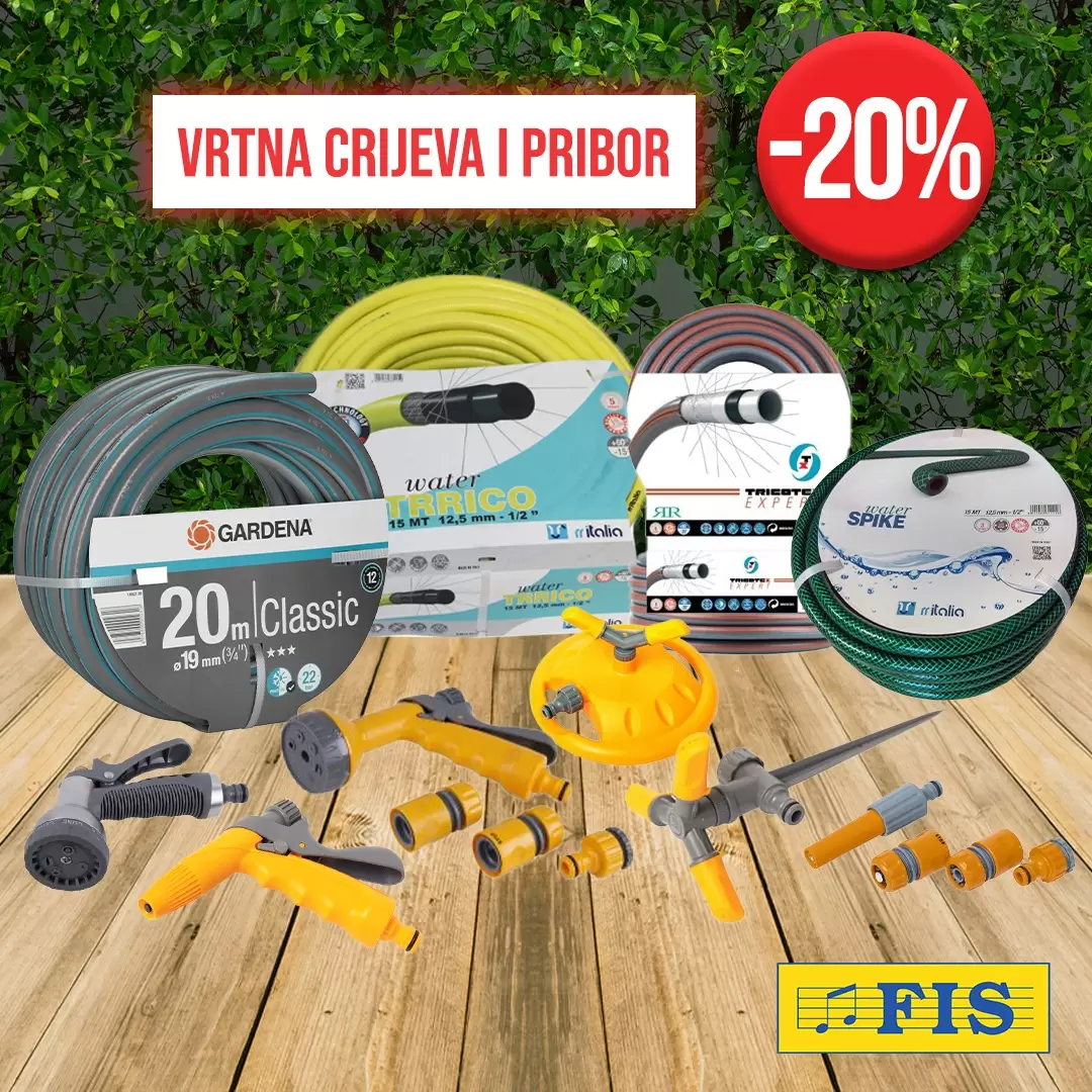 Fis SNIŽENJE ⇢VRTNI PROGRAM - akcija do 31.8.2023.