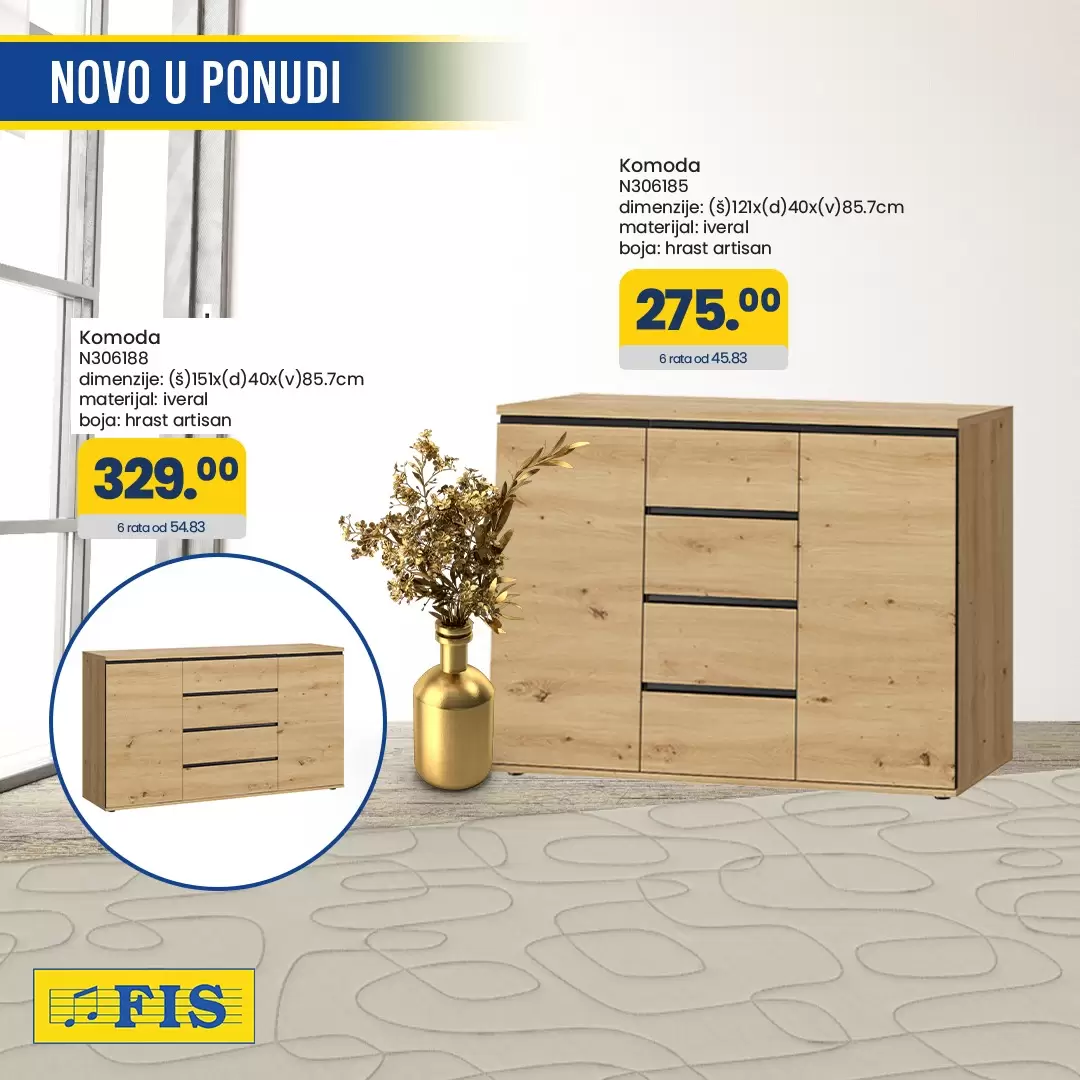 Ambyenta namještaj NOVO U PONUDI