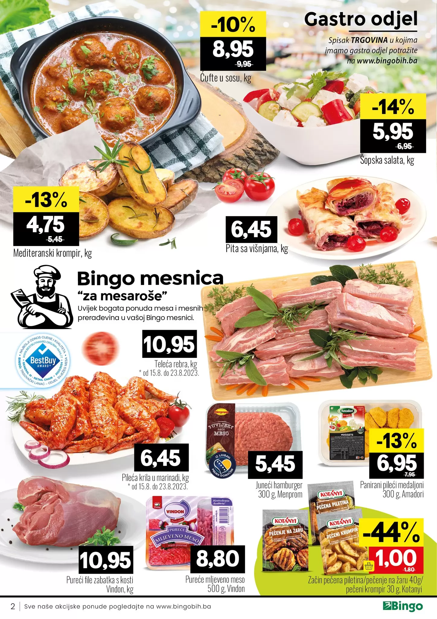 Bingo katalog ⇢SNIŽENJE I DO 70% akcija 15-27.8.2023.