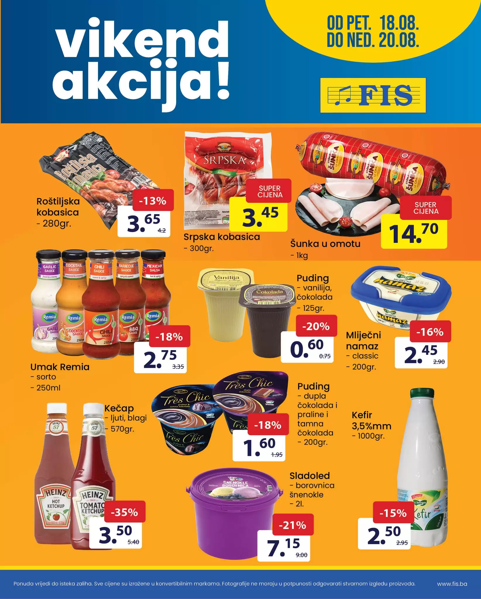 Fis vikend akcija 18-20.8.2023. 