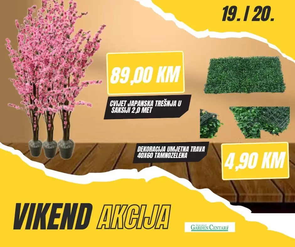 Garden Centar vikend akcija 19-20.8.2023.