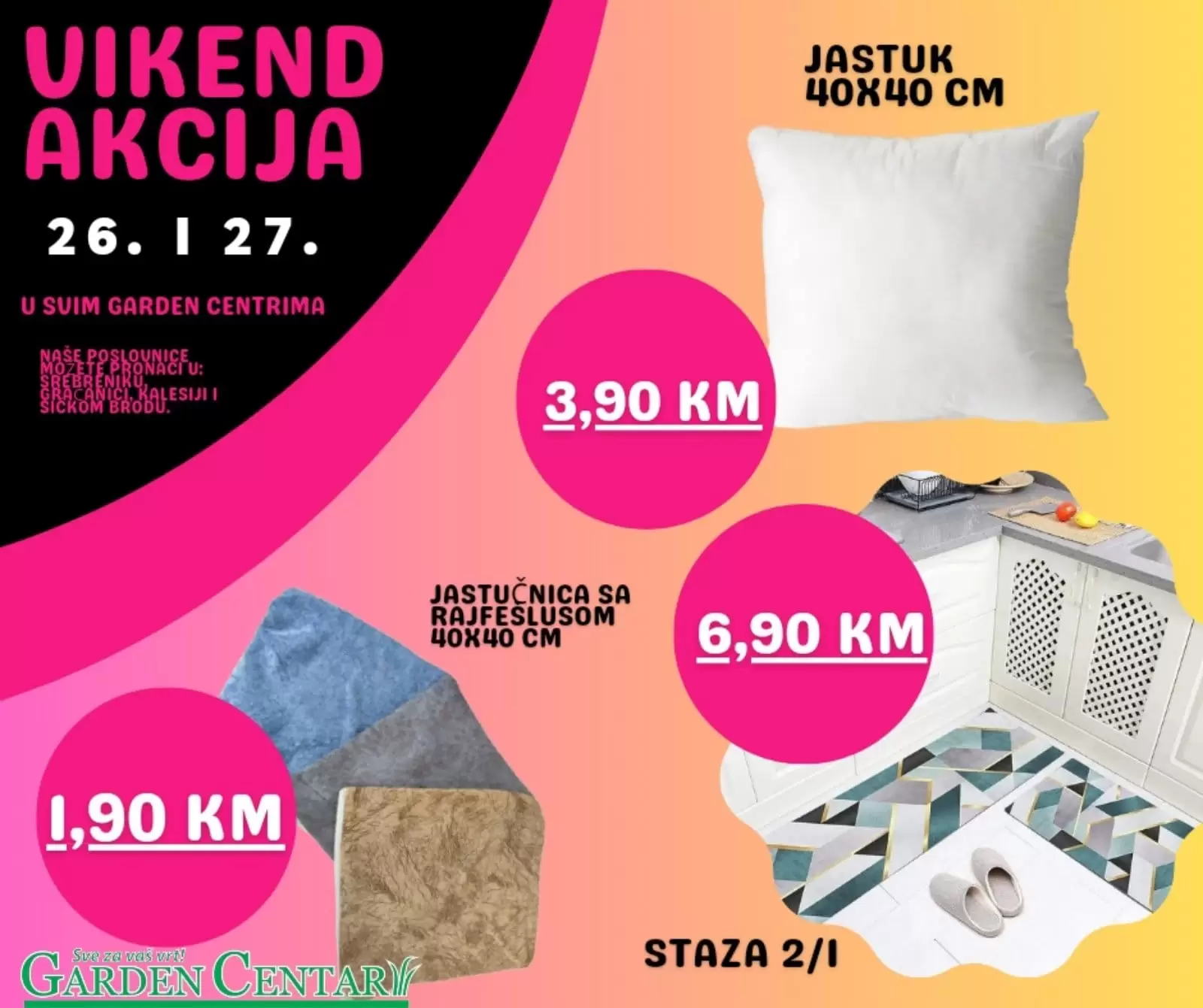 Garden Centar vikend akcija 26-27.8.2023.