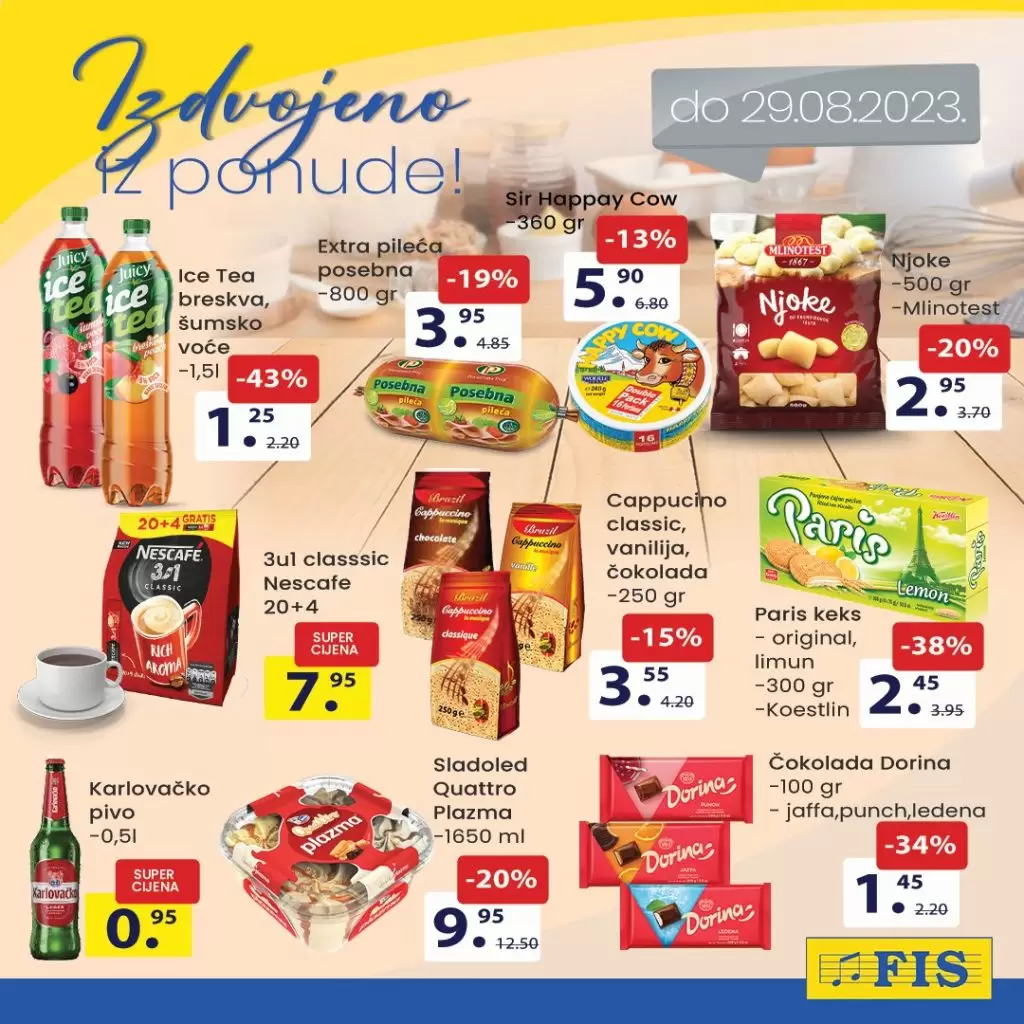 Fis katalog PREHRANA - sniženje do 29.8.2023. 
