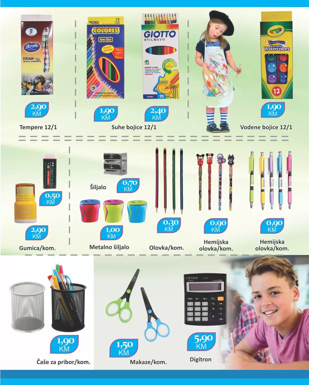 Izbor trgovine ŠKOLSKI PRIBOR