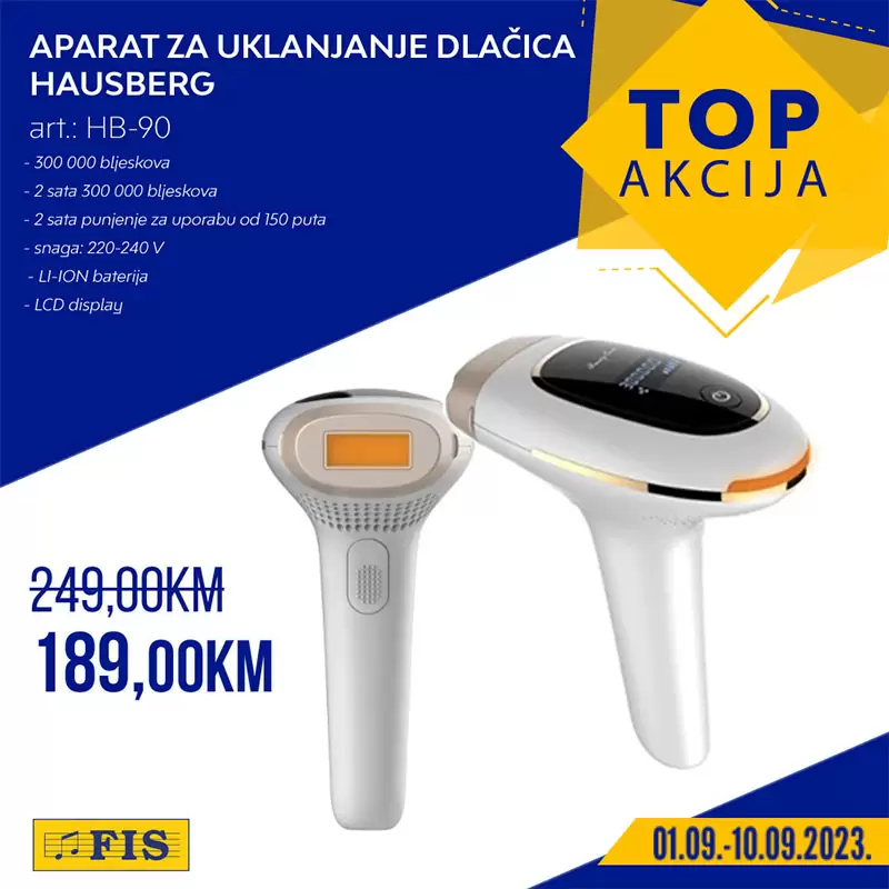Fis TOP AKCIJA za TOP ARTIKLE 1-10.9.2023.