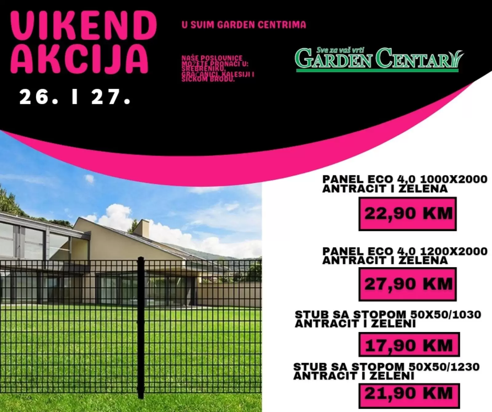 Garden Centar vikend akcija 26-27.8.2023.