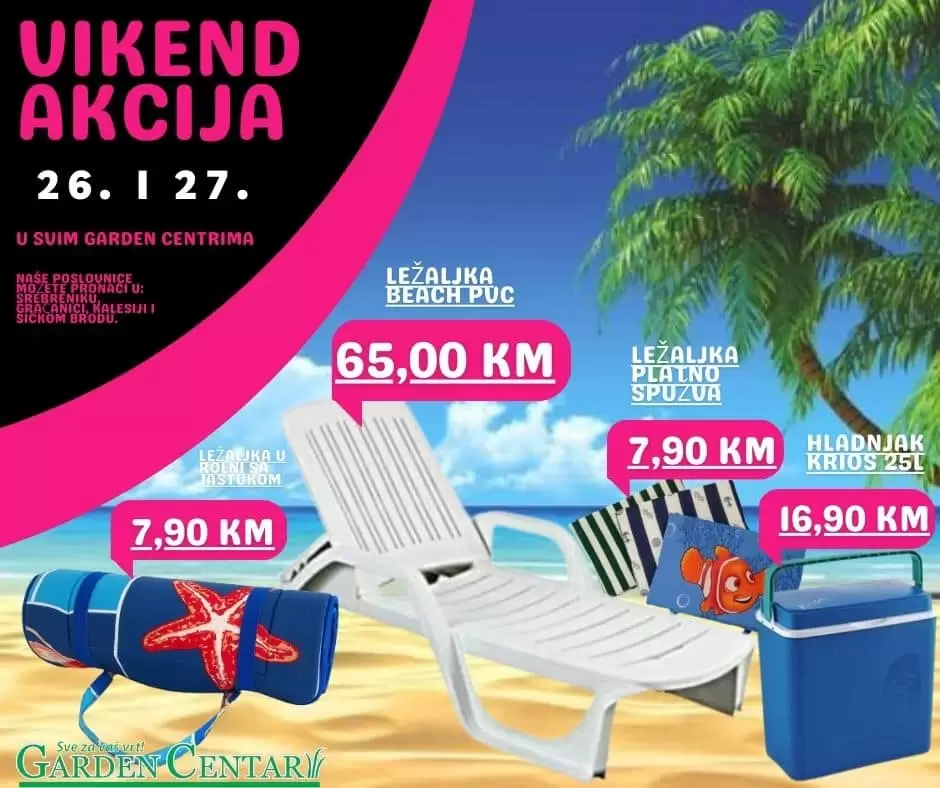 Garden Centar vikend akcija 26-27.8.2023.