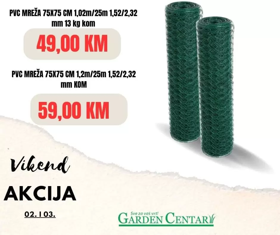Garden Centar vikend akcija 2-3.9.2023.