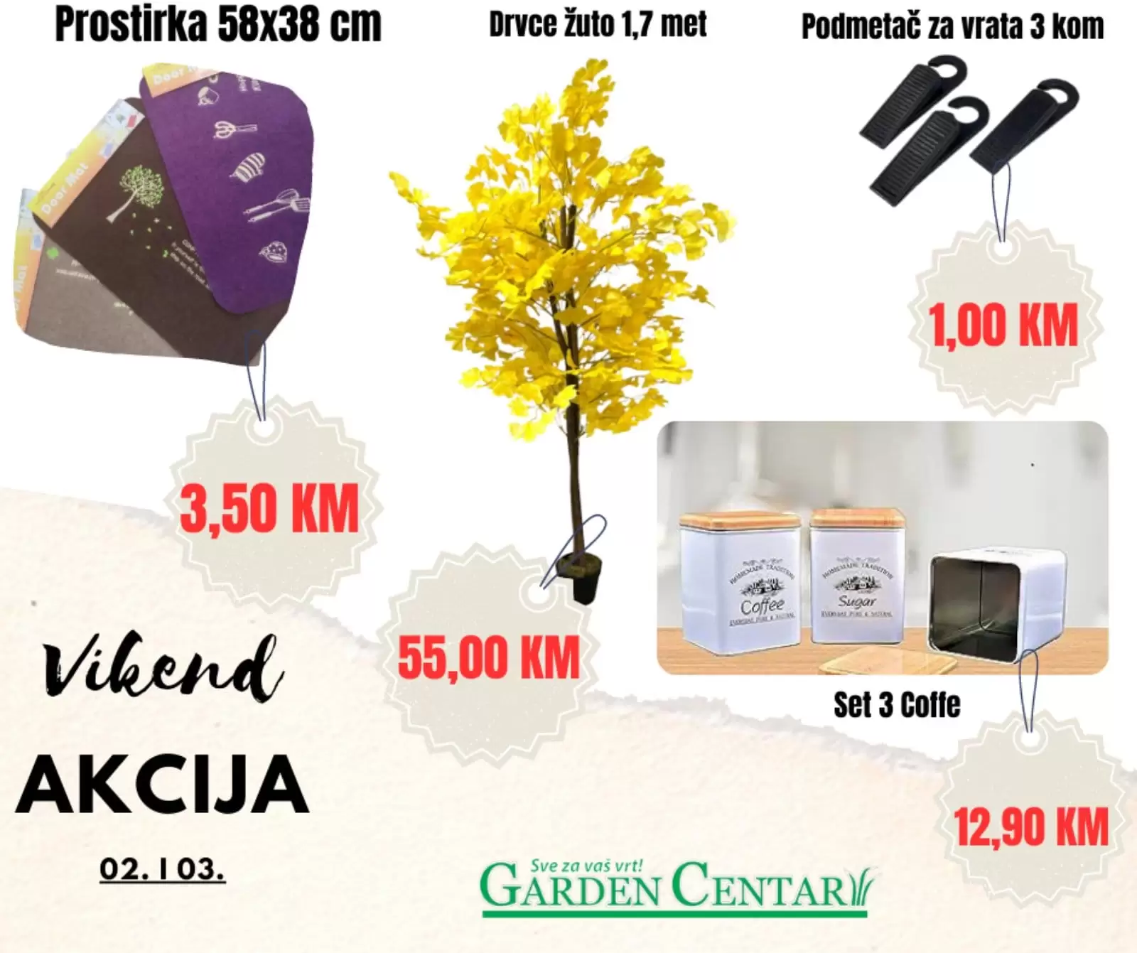 Garden Centar vikend akcija 2-3.9.2023.