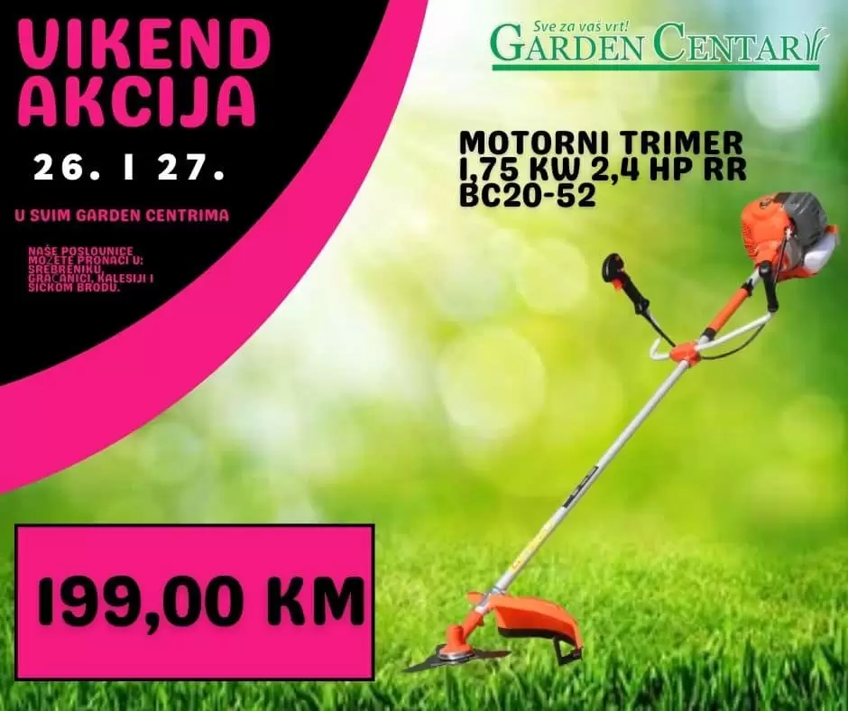 Garden Centar vikend akcija 26-27.8.2023.