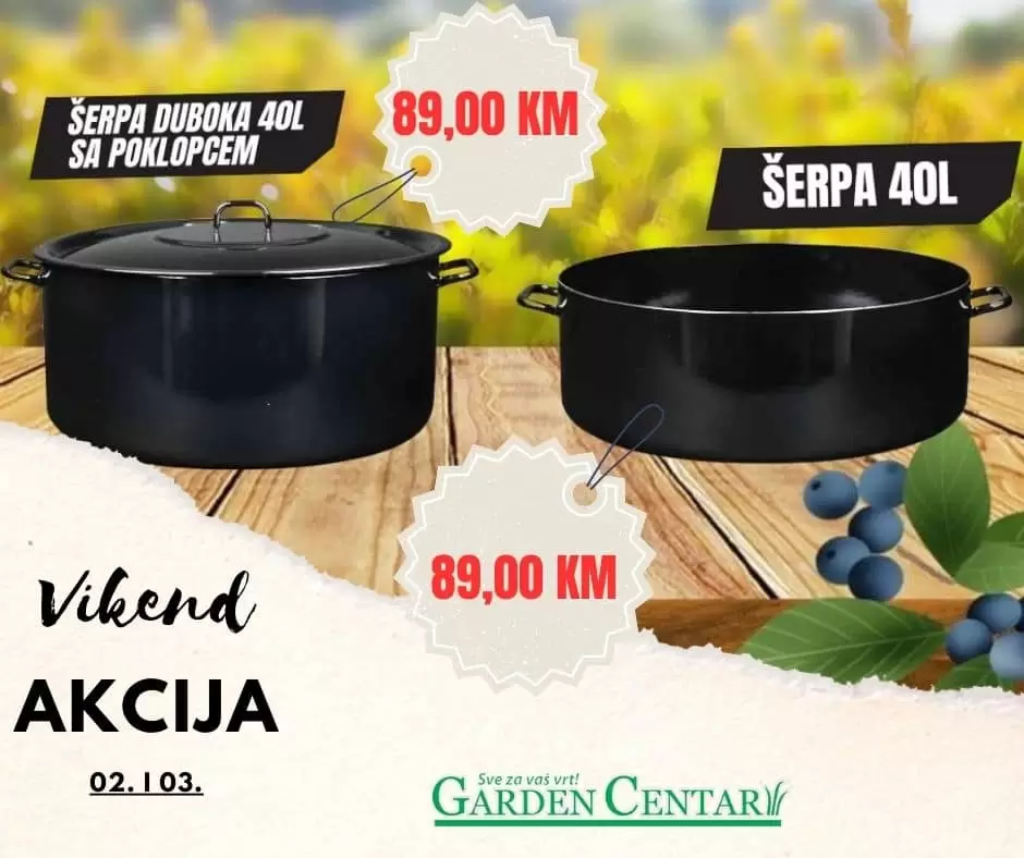 Garden Centar vikend akcija 2-3.9.2023.
