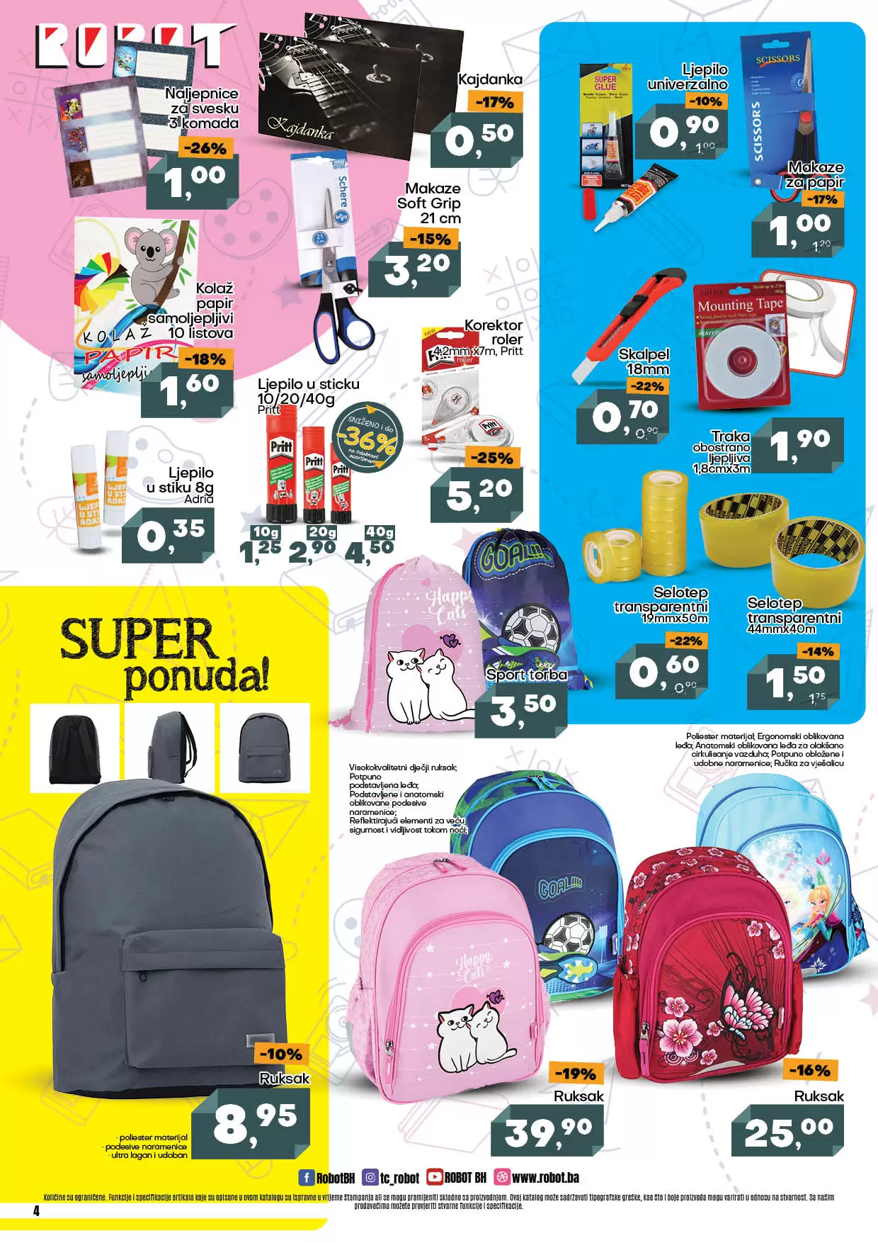 Robot katalog SVE ZA ŠKOLU. 25.8-10.9.2023.